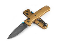 Benchmade Burnt Brass Aluminium Bugout