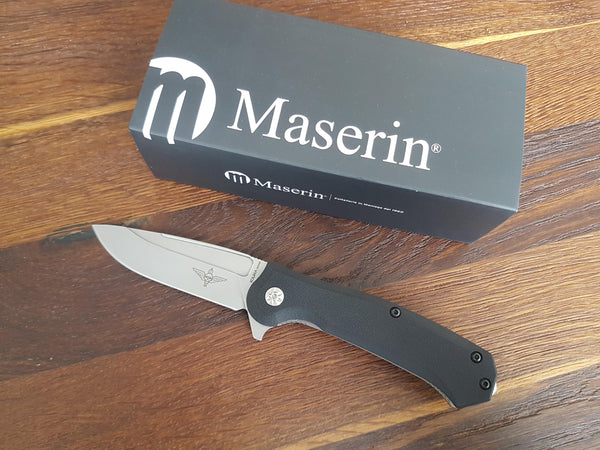 Maserin Police Black G10/Titanium