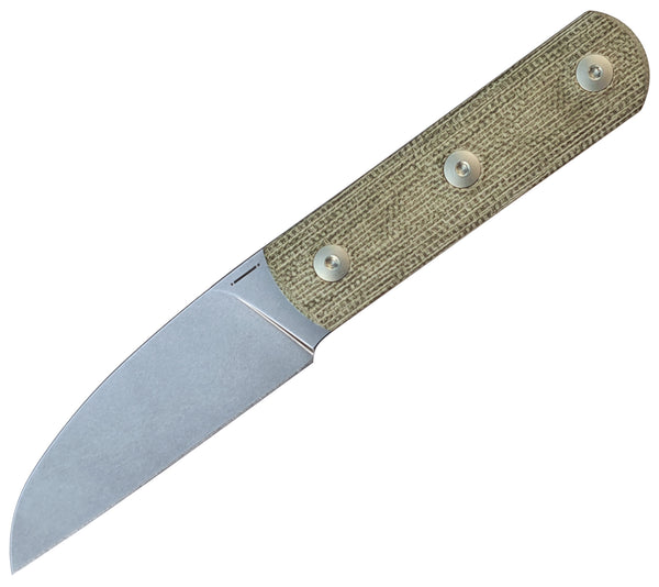 Straight Line Ally Green Canvas Micarta