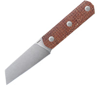 Straight Line Erny Brown Burlap Micarta