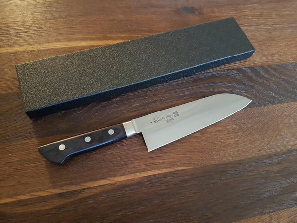 Fujiwara Kanefusa FKH Carbon Santoku 18cm