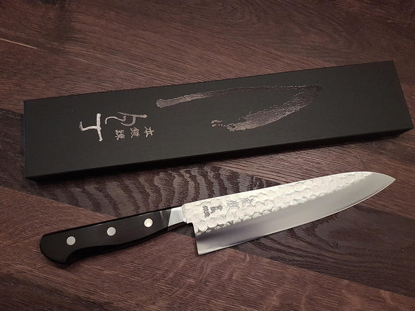 Yasuda Kotetsu Aogami Carbon Kokkahnífur/Gyuto 20cm