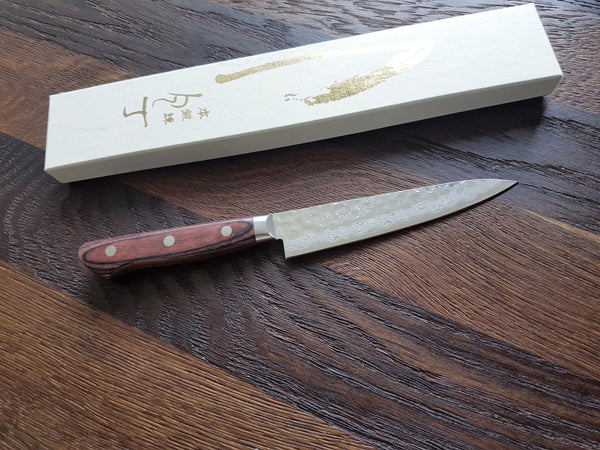 Yasuda SakuSaku VG10/Damaskus Petty 13,5cm